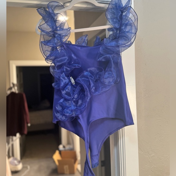 Free People Intimately Ruffle Bodysuit - Picture 4 of 5